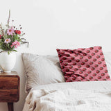 Almohada de salud rosa con fresas