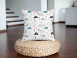 Almohada de salud blanca con erizo