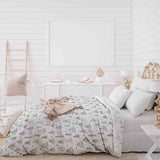 Set de ropa de cama con manta terapéutica bosque navideño