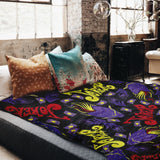 Juego de ropa de cama con manta terapéutica Joker