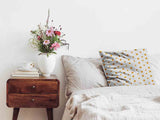 Almohada de salud flores amarillas