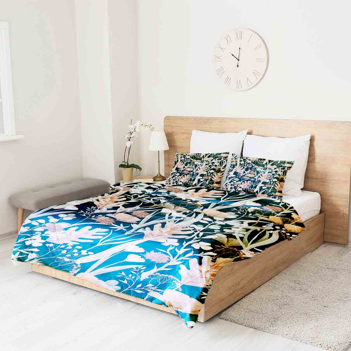 Set de ropa de cama con manta terapéutica Pradera de otoño