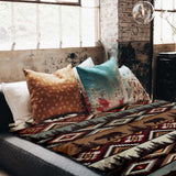 Set de ropa de cama con manta terapéutica marrón Noruega