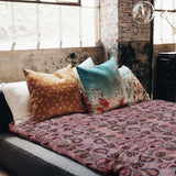 Set de ropa de cama con manta terapéutica Mandala rosa