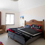 Set de ropa de cama con manta terapéutica negro Let's Play