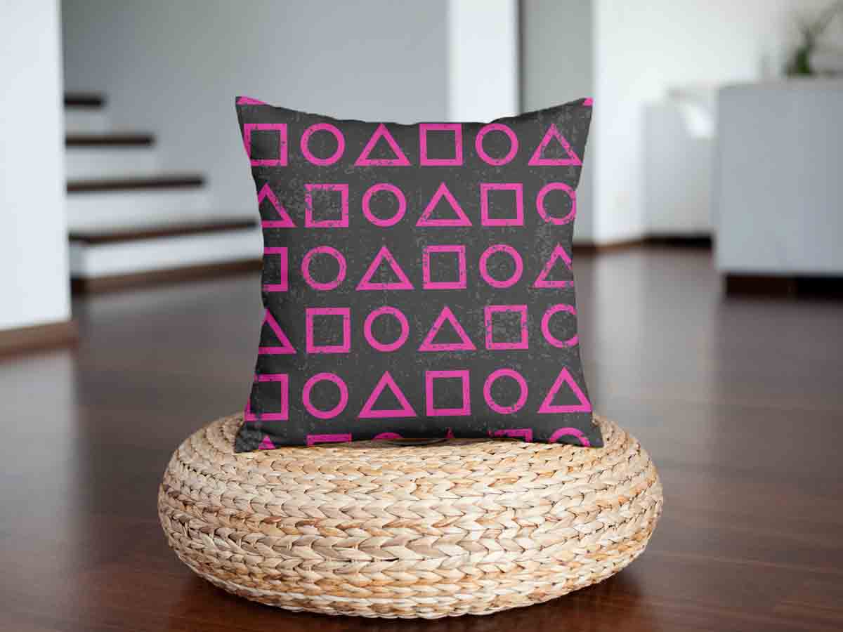 Almohada de salud rosa formas Dalgona