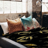 Set de ropa de cama con manta terapéutica rayo amarillo