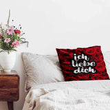 Almohada de salud rosas "Te amo"