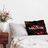 Almohada de salud roja The Matrix Schriftzug