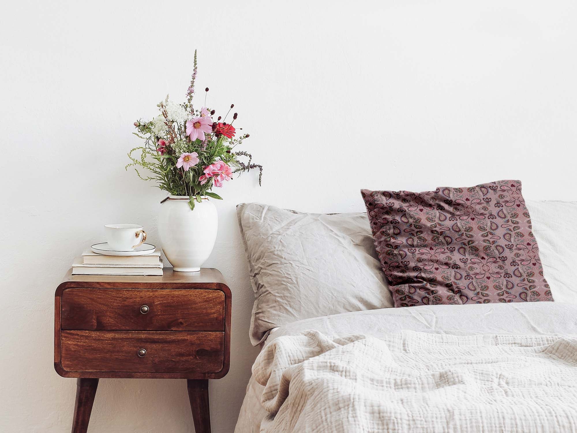 Almohada de salud Mandala rosa