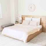 Set de ropa de cama con manta terapéutica naranja con calabaza