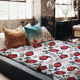 Juego de ropa de cama con manta terapéutica XOXO