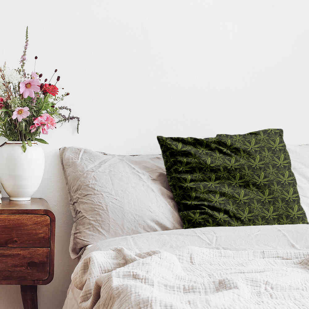 Almohada de salud hoja de cáñamo