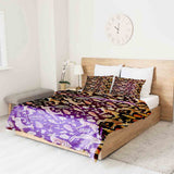 Set de ropa de cama con manta terapéutica marrón con ciervo