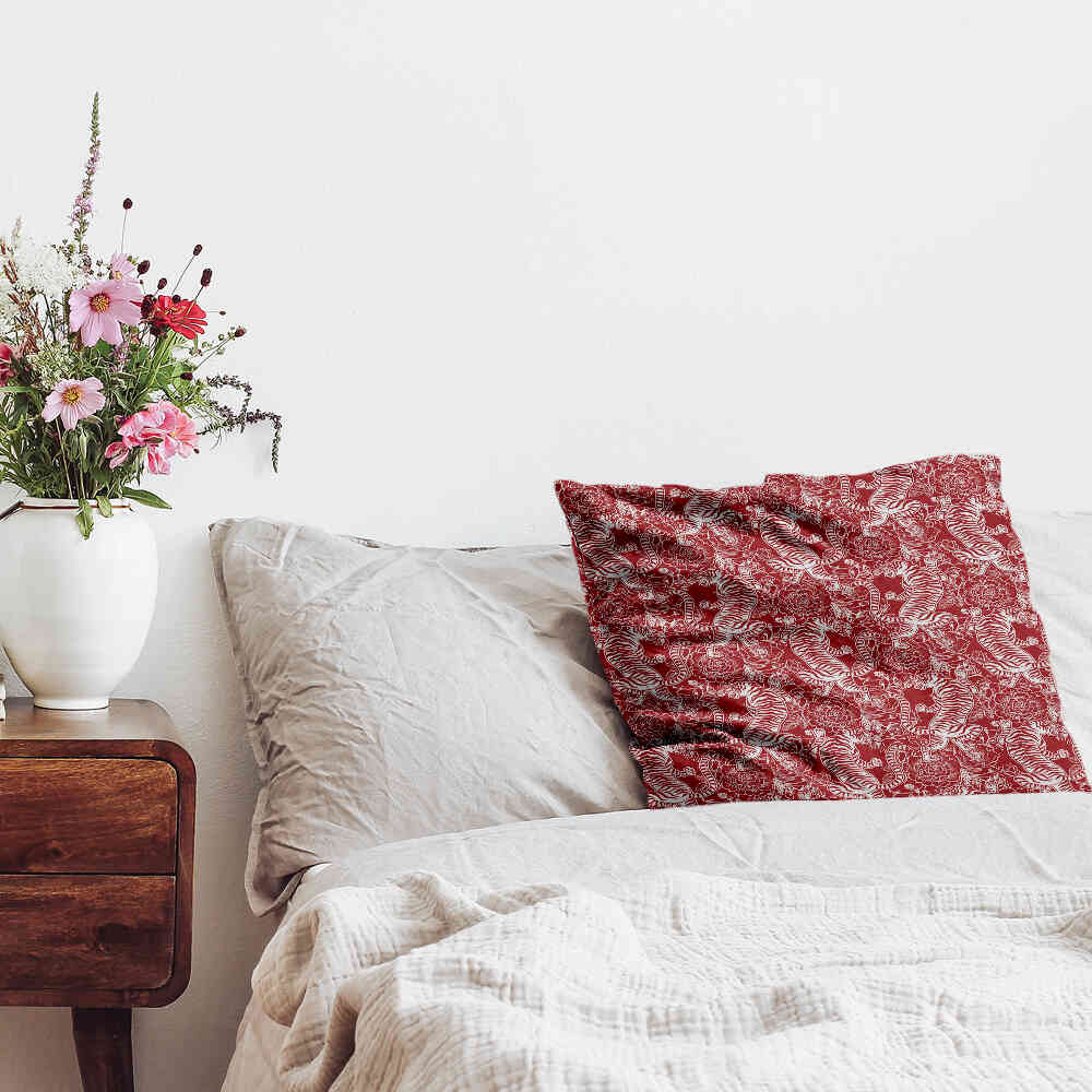 Almohada de salud tigre chino