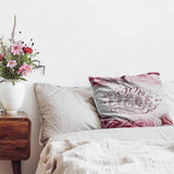 Almohada de salud rosa te amo
