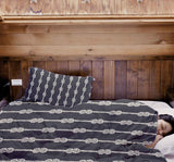 Juego de ropa de cama con manta terapéutica nudo marinero