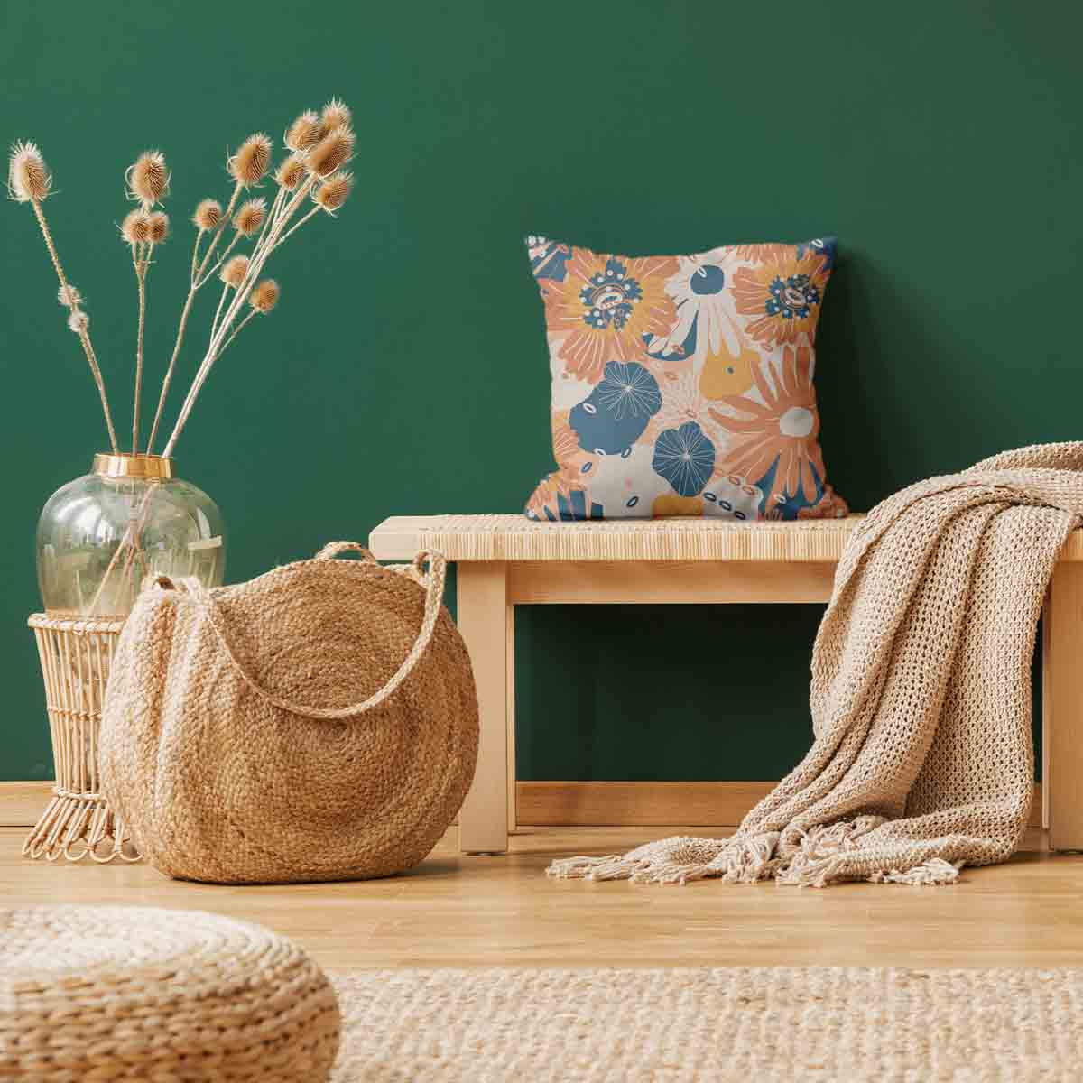 Almohada de salud con flores de gerbera