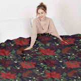 Manta terapéutica original - Funda de algodón con estrella de Navidad roja