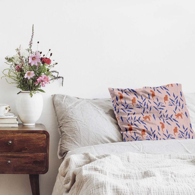 Almohada de salud Gato rojo
