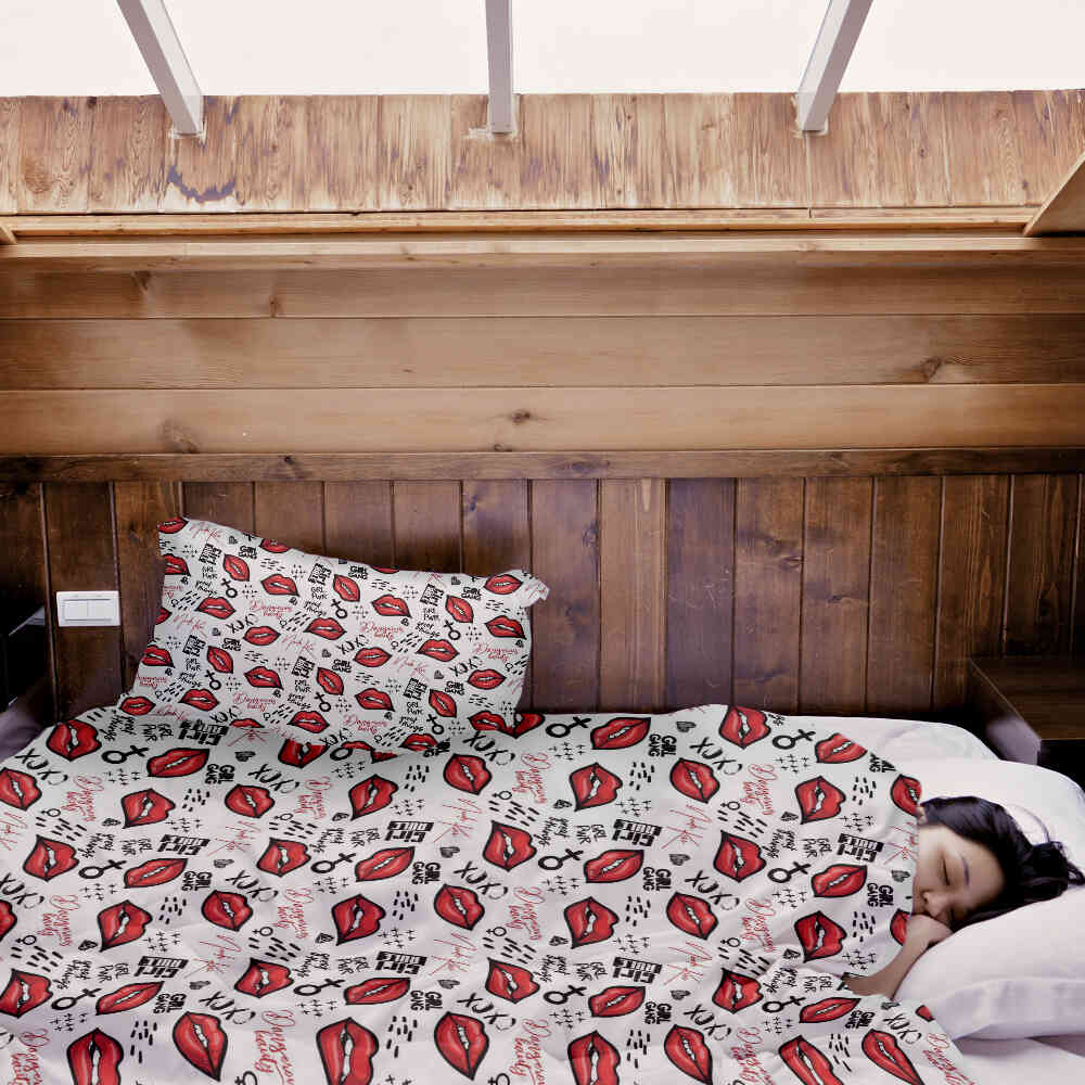 Juego de ropa de cama con manta terapéutica XOXO