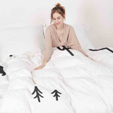 Set de ropa de cama con manta terapéutica Bosque en Canadá