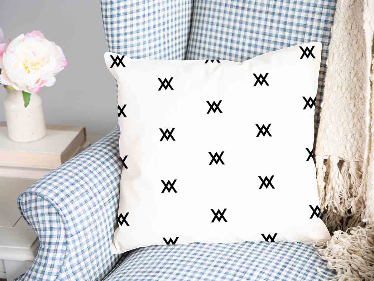 Almohada de salud con nudo negro