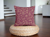Almohada de salud roja con divertidos motivos navideños