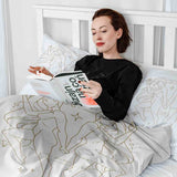 Juego de ropa de cama con manta terapéutica Estrella zodiacal Géminis