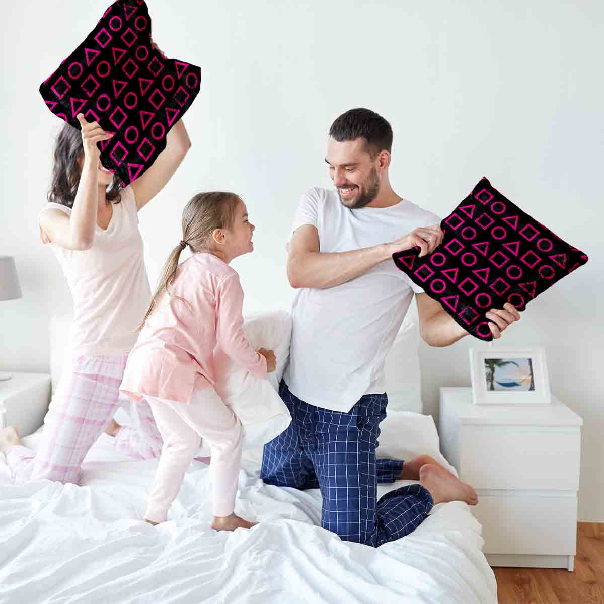Almohada de salud rosa formas Dalgona