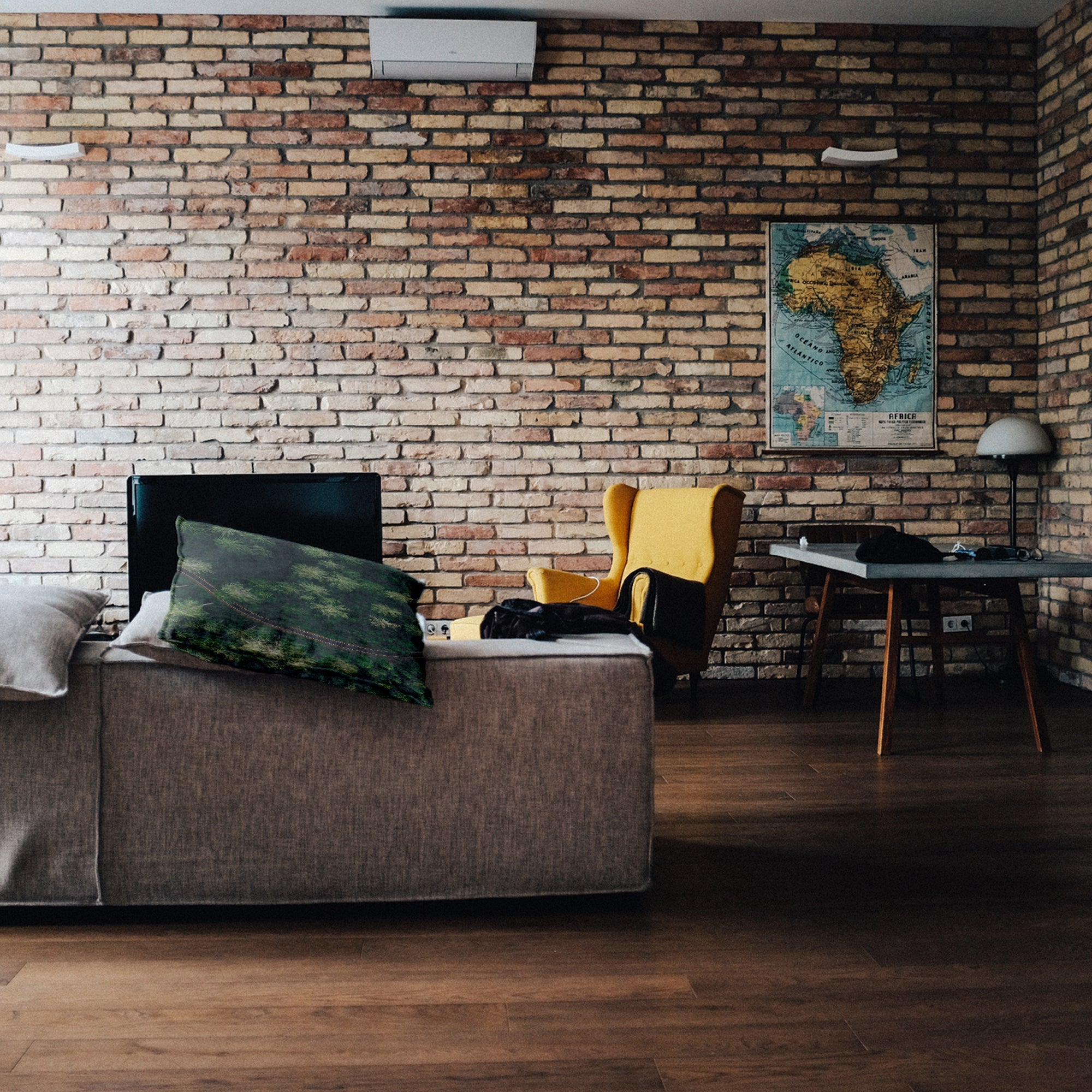 Almohada de salud Calle en el bosque