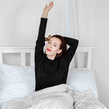 Juego de ropa de cama con manta terapéutica blanca con triángulos grises