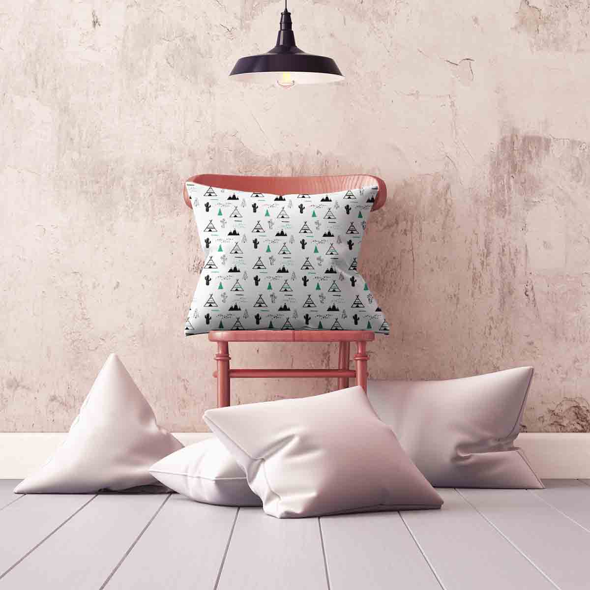 Almohada de salud blanca india