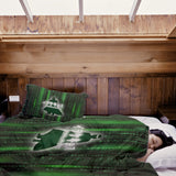 Set de ropa de cama con manta terapéutica Verde Matrix II