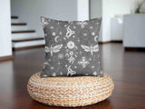 Almohada de salud negra libélula espeluznante