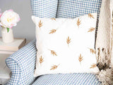 Almohada de salud blanca con pajillas