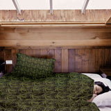 Set de ropa de cama con manta terapéutica de hoja de cáñamo