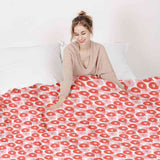 Manta terapéutica original - Funda de algodón burbuja de diálogo con corazón