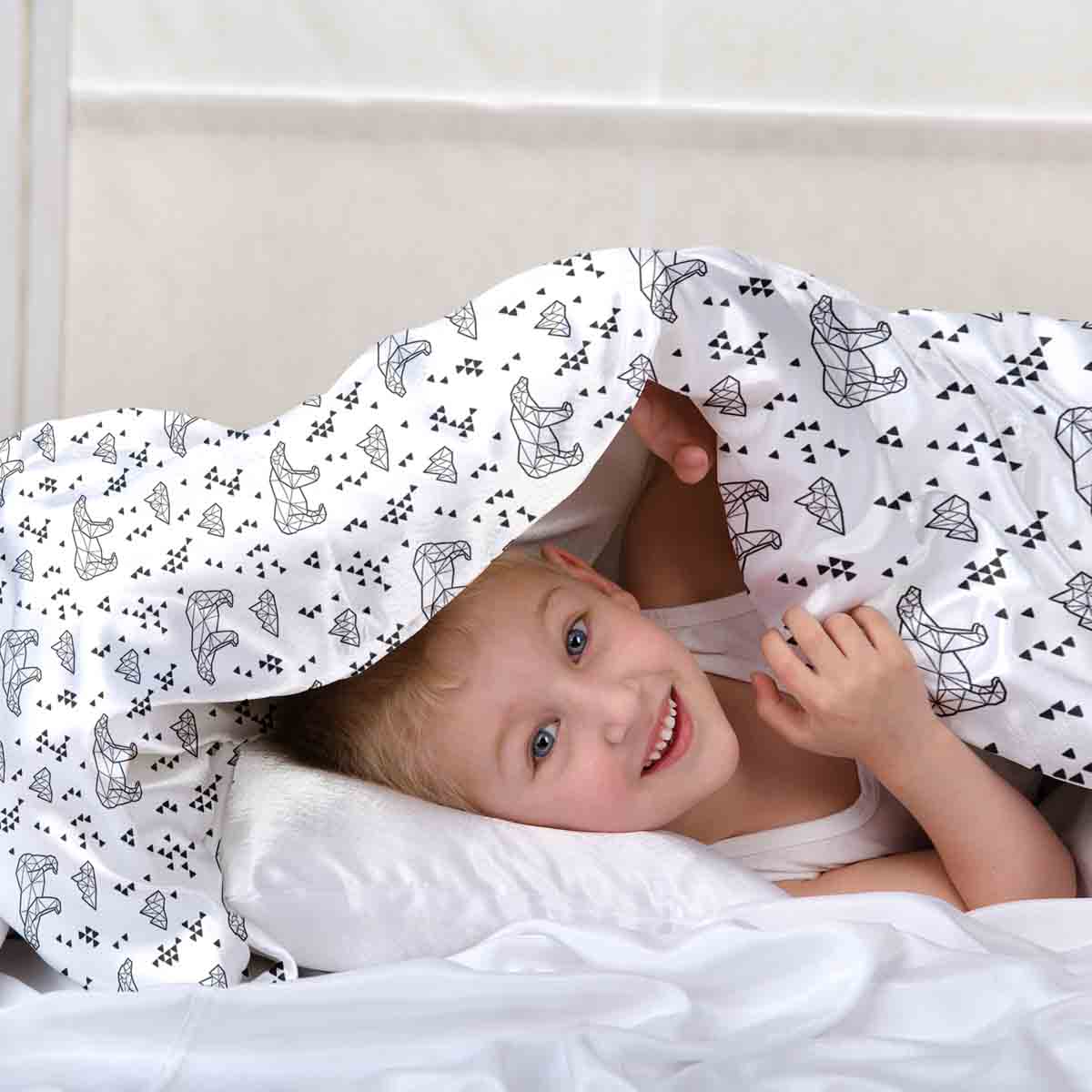 Set de ropa de cama con manta terapéutica Polo Norte