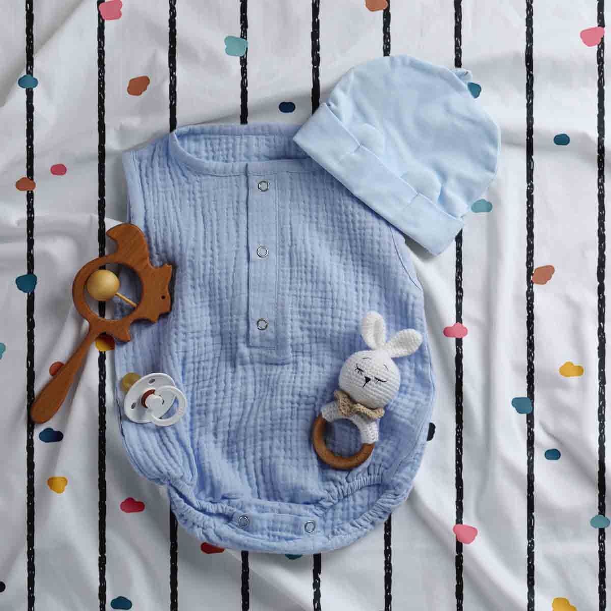 Manta terapéutica original - Funda de algodón con puntos de colores