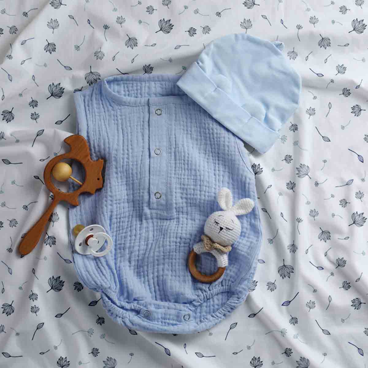 Manta terapéutica original - Funda de algodón hojas voladoras