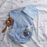 Manta terapéutica original - Funda de algodón blanca con pequeños gatos