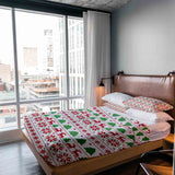 Juego de ropa de cama con manta terapéutica Navidad en Noruega