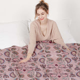 Manta terapéutica original - Funda de algodón rosa mandala