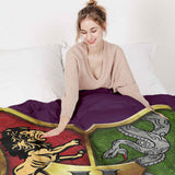 Manta terapéutica original - Funda de algodón Casas de Hogwarts