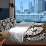 Set de ropa de cama y manta terapéutica Rueda de la Fortuna