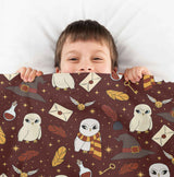 Set de ropa de cama con manta terapéutica marrón Hedwig