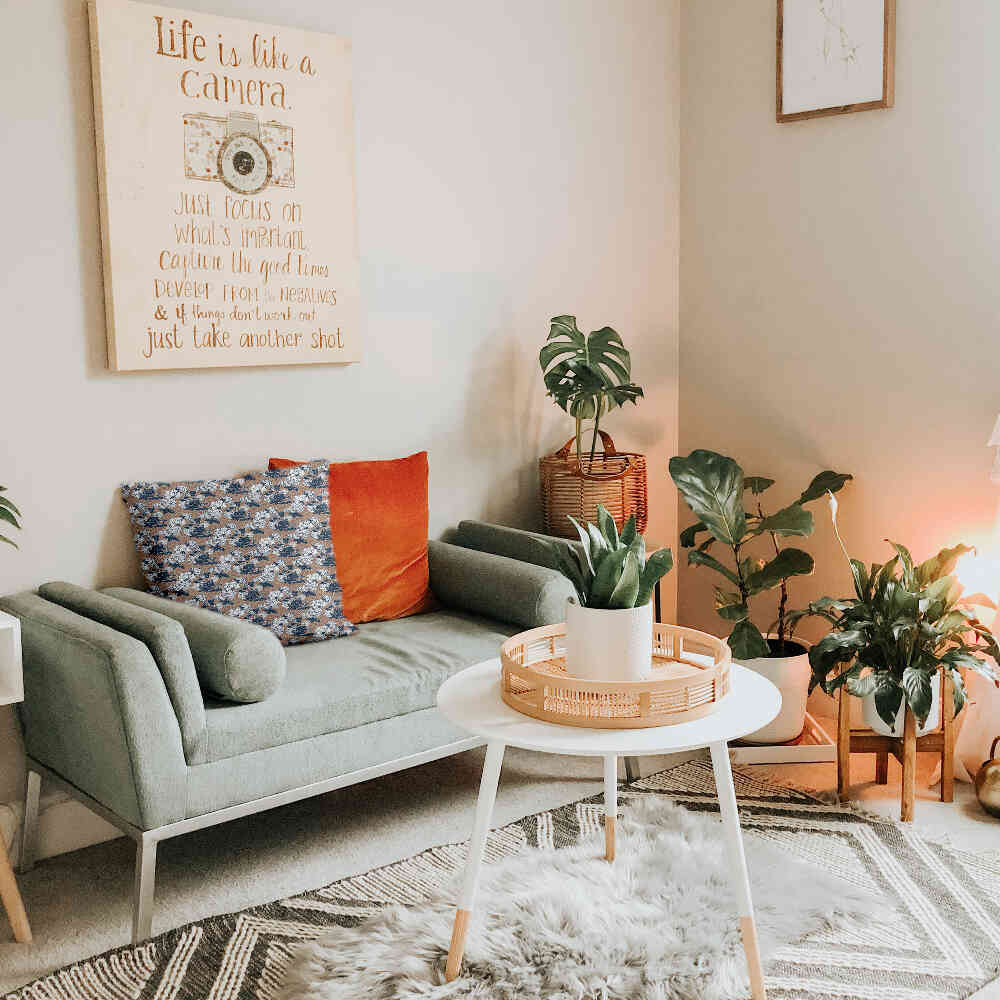 Almohada de salud con flores