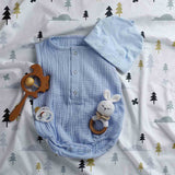 Set de ropa de cama con manta terapéutica bosque gris