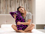 Almohada de salud rosa formas Dalgona